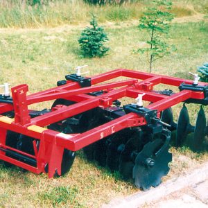Scheibenegge, leicht X-Form