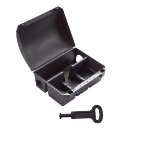 Rattenköderbox aus Kunststoff Rattenköderbox aus Kunststoff