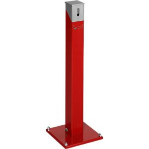 Ascher-Standsäule SG 105E, eckig, rot