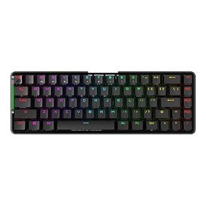ASUS ROG Falchion NX – Tastatur – backlit – kabellos – 2.4 GHz, USB – Tastenschalter: ROG NX Blue