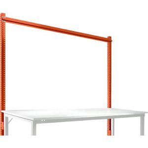 Aufbauportal, Grundtisch SPEZIAL Arbeitstisch-/Werkbanksystem UNIVERSAL/PROFI, 2000 mm, rotorange