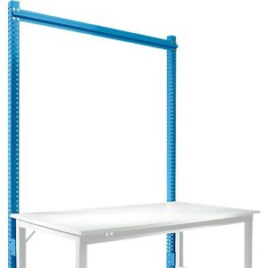 Aufbauportal, Grundtisch STANDARD Arbeitstisch-/Werkbanksystem UNIVERSAL/PROFI, 1500 mm, lichtblau