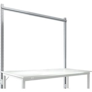 Aufbauportal, Grundtisch STANDARD Arbeitstisch-/Werkbanksystem UNIVERSAL/PROFI, 1750 mm, alusilber