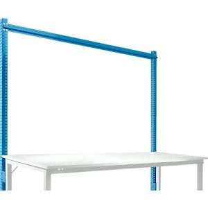 Aufbauportal, Grundtisch STANDARD Arbeitstisch-/Werkbanksystem UNIVERSAL/PROFI, 2000 mm, lichtblau
