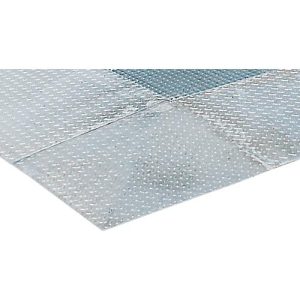 Auffahrecke für asecos Bodenelemente mit Höhe 78 mm, Stahl verzinkt, B 730 x T 730 mm