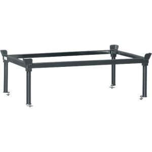 Aufsetzrahmen, für Paletten-Fahrgestell, Stahl, bis 1200 kg, anthrazitgrau, H 370/652 mm