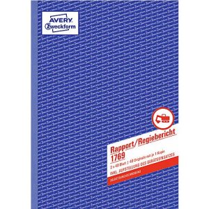 Avery Zweckform Rapport/Regiebericht Nr. 1769