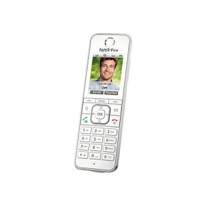 AVM FRITZ!Fon C6 – Schnurloses VoIP-Telefon – mit Internetradio mit Rufnummernanzeige – ECO DECTGAP – dreiweg Anruffunktion – SIP