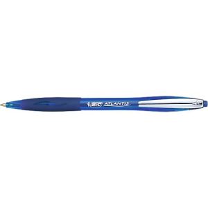 BIC® Atlantis® Druckkugelschreiber Soft, blau, 12 Stück