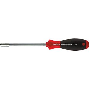 Bithalter WIHA SoftFinish, mit Handgriff, für Bits Innen-Sechskant 1/4 Zoll, magnetisch, 125 mm lang