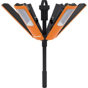 Brennenstuhl professionalLine 360° LED-Baustrahler R23050, 6 Strahler, Memory-Funktion, 23500 lm, 185 W, IP44, schwarz