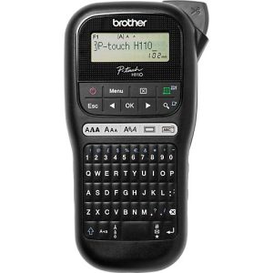 Brother Beschriftungsgerät PT-H110, 16-Zeichen-Display, Fähnchendruckfunktion