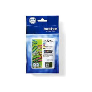 Brother LC422XL Multipack – 4er-Pack – Hohe Ergiebigkeit – Schwarz, Gelb, Cyan, Magenta – original – Tintenpatrone