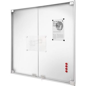 BST Schaukasten MEDIA DT, für innen, ESG-Sicherheitsglas, Drehtür, Sichtformat 12x DIN A4