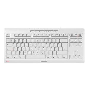 CHERRY STREAM TKL – Tastatur – QWERTZ – Deutsch – Grau, weiß