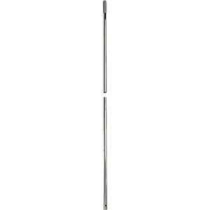 Chromstiel, 2-teilig, Länge 1400 mm, mit Bohrung