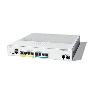 Cisco Catalyst 1300-8MGP-2X – Switch – L3 – managed – 4 x Gigabit Ethernet + 4 x 100/1000/2.5G + 2 x 10 Gigabit SFP+ – an Rack montierbar