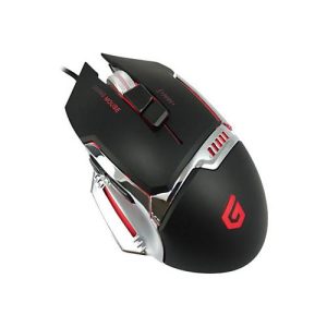 Conceptronic DJEBBEL 8 – Maus – USB – Schwarz, Silber