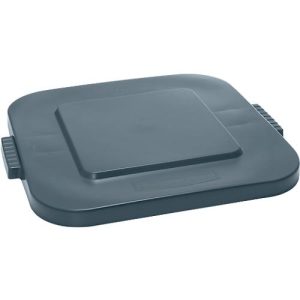 Deckel für Brute-Container 151 l, Ø 610 mm , eckig, grau