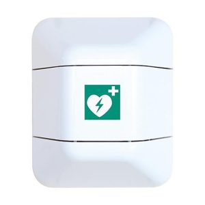 Defibrillatorschrank, B 434 x T 225 x H 528 mm, weiß