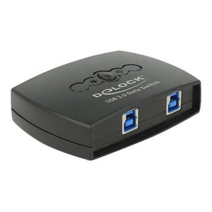 Delock USB 3.0 Sharing Switch 2 – 1 – USB-Umschalter für die gemeinsame Nutzung von Peripheriegeräten – 2 Anschlüsse