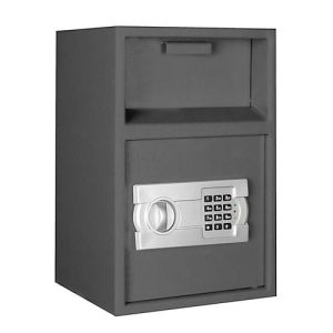 Desposittresor Format Dinero 1 Elo, 14,6 l, Türanschlag rechts, Elektronikschloss, Einwurfklappe, B 290 x T 290 x H 450 mm, graphitgrau