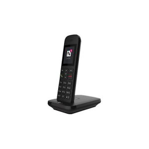 Deutsche Telekom Sinus 12 – Schnurlostelefon mit Rufnummernanzeige – DECT – Schwarz