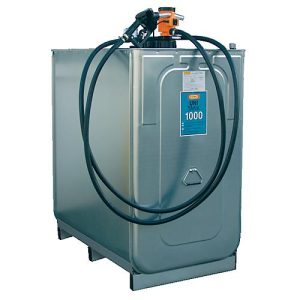 Dieseltankanlage CEMO mit UNI-Tank, TW-Kupplung, 230 V Elektropumpe, 50 l/min, B 1660 x T 1570 x H 1590 mm, 2 Tanks à 1000 l