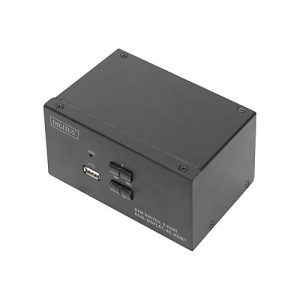 DIGITUS DS-12860 – KVM-/Audio-/USB-Switch – 2 Anschlüsse
