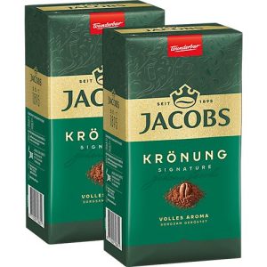 Doppelpack Jacobs Krönung Kaffee in Spitzenqualität, gemahlen