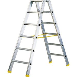 Doppelstufen-Stehleiter MEHRSI®, 6 Stufen, 9 kg