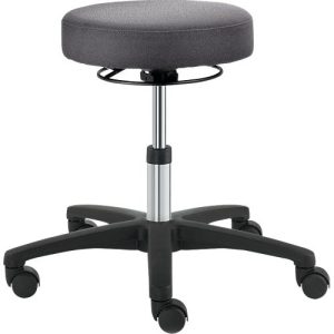 Drehhocker TEC basic IS 1999, höhenverst., ohne Armablage, ergonom. Polster-Sitz, platingrau