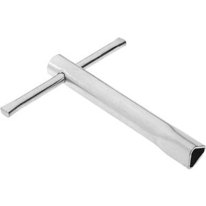 Dreikantschlüssel für Stahlpoller, L 140 mm, mit Knebelstange L 130 mm