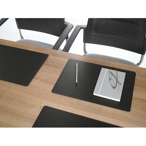 Durable Duraglas® Schreibunterlage für Konferenzräume, schwarz