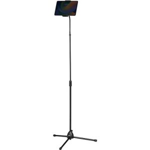 DURABLE Twist Floor Tablet-Bodenständer, bis 13 Zoll, Kabeldurchführung, ausfahrbar, 700 – 1690 mm, schwarz