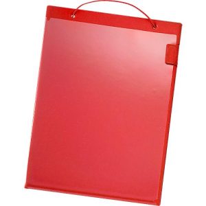 EICHNER Auftragstasche Basic, Klettverschluss, DIN A4, rot, 10 Stück