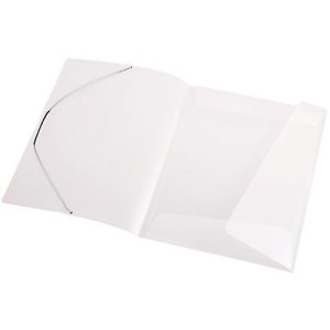 EICHNER Eckspannmappe, DIN A4, 3 Flügelklappen, 10 Stück, transparent