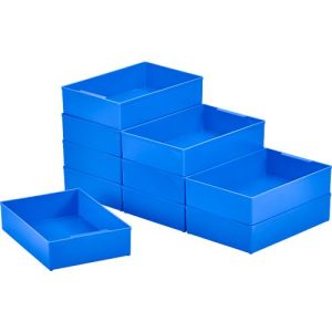 Einsatzkasten EK 504, PS, 10 Stück, blau