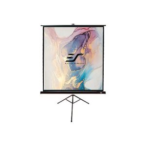 Elite Tripod Series T100UWH – Projektionsbildschirm mit Stativ – 254 cm (100′) – 16:9 – MaxWhite – Schwarz