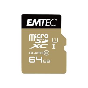 EMTEC Gold+ – Flash-Speicherkarte – 64 GB – microSD
