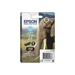 Epson 24 – hell Cyan – original – Tintenpatrone
