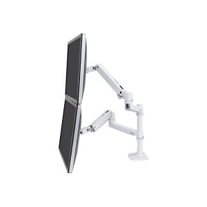 Ergotron LX – Befestigungskit – für 2 LCD-Displays – weiß