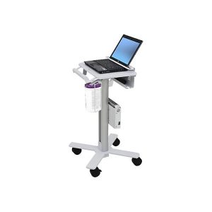 Ergotron – Wagen – leichtes Design – für Notebook / Barcode-Scanner – medizinisch – Stahl