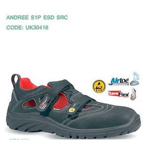 ESD-Sicherheitssandale U-Power Andree, S1P, Alukappe, Größe 45