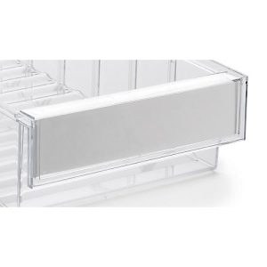 Etiketten 1123 für Schubladen 3020/4020/5020/6020, B 176 x H 41 mm, Karton, weiß, 10 Stück