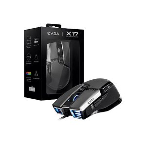 EVGA X17 – Maus – USB – Grau