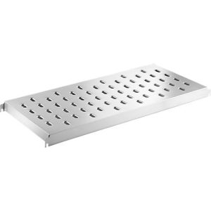 Fachboden, für Regalsystem, Edelstahl, gelocht, B 900 x T 347 mm