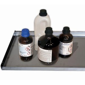 Fachboden Standard für asecos Sicherheitsschränke der Q30, Q90 und S90 Serie, Edelstahl 1.4301, B 1043 x T 435 x H 30 mm, bis 75 kg