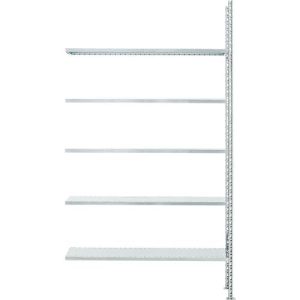 Fachbodenregal FBR 2200, Anbauregal, 1315 x 300 mm, 5 Böden