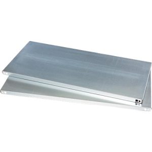 Fachböden, für Materialschränke ohne Mitteltrennwand & mit B 950 mm, bis 50 kg, B 950 x T 600 mm, verzinkter Stahl, silber